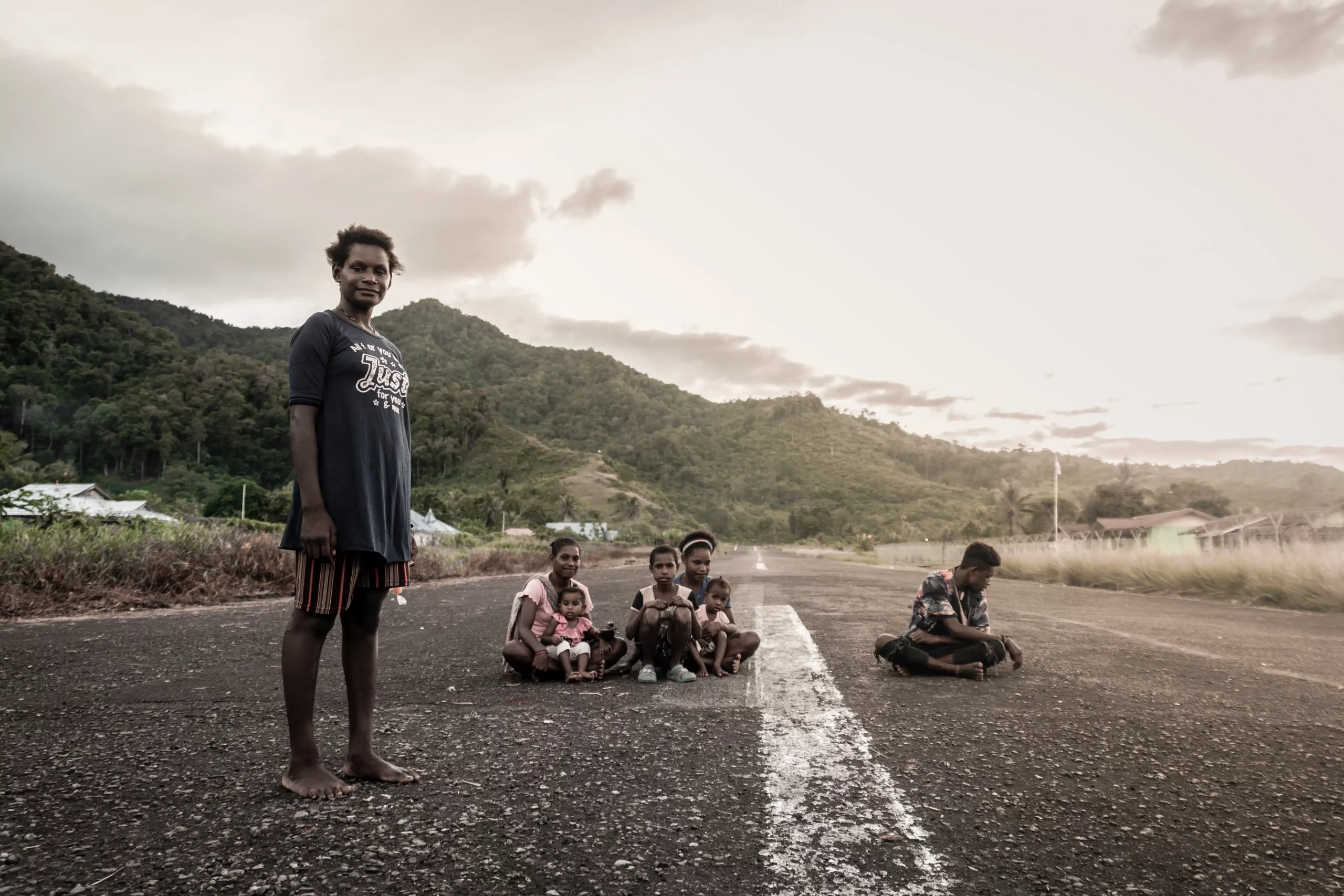 Dabra locales en Papua Indonesia