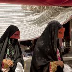 Mujeres bandarí en Minab