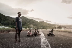 Dabra locales en Papua Indonesia