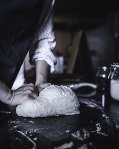 Preparación del pan casero