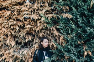 Retrato en el parque con Corina