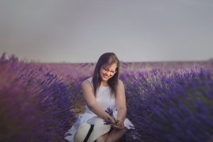 Sesión fotográfica en Campo de Lavanda Brihuega