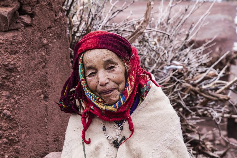 Anciana beréber, Marruecos
