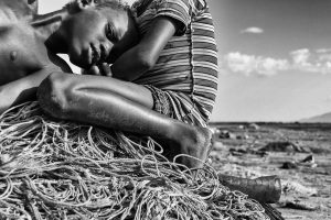 Niños en el Lago Turkana
