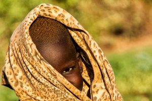 Ojos de un niño en Oropoi
