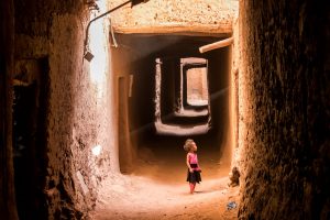 Infancia en los pueblos de barro Marruecos