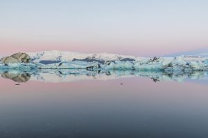 Amanecer en Jokulsarlon Islandia