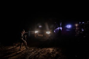 Pista noche en Papua