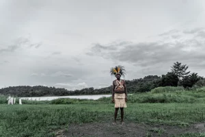Tribu Baudi en el Lago Bira