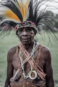 Tribu Baudi mujer Papua