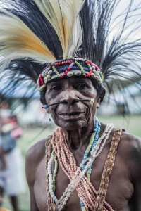 Tribu Baudi mujer en Papua